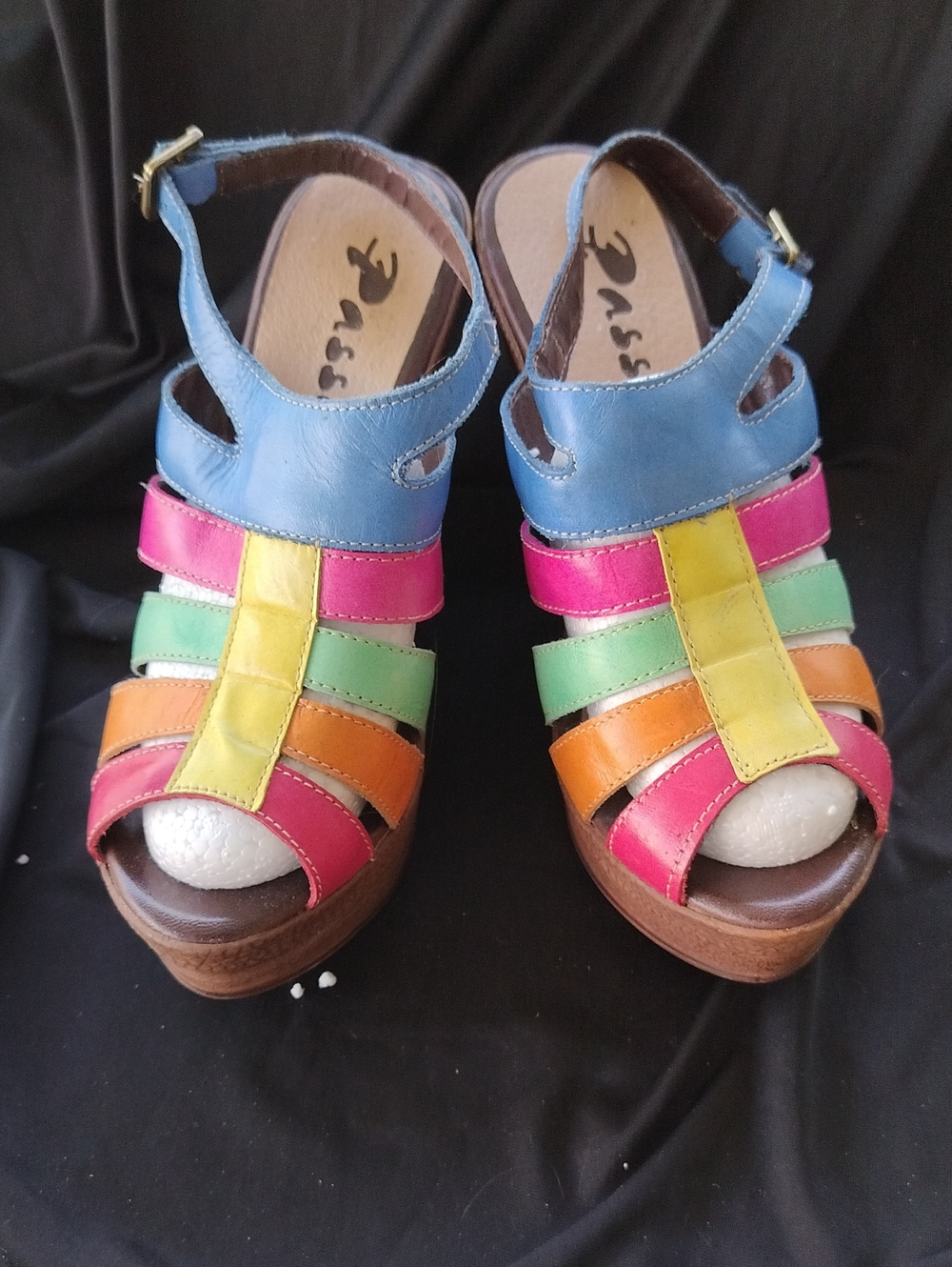 Vintage Inspired Brazilian Wedge Sandals